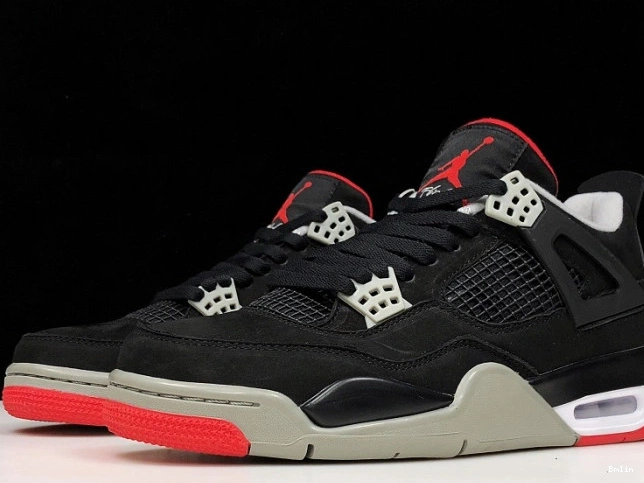 Bmlin 4 RETRO BLACK JORDAN CEMENT 308497-060 0808